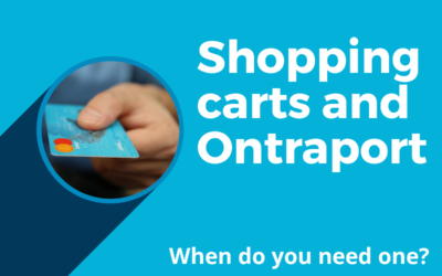 Shopping cart for Ontraport – when and why to use